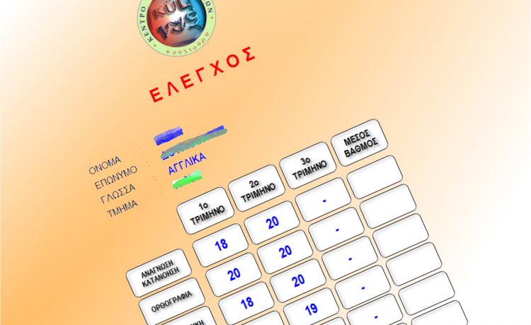 Θα δώσουμε τους βαθμούς του γ΄τριμήνου